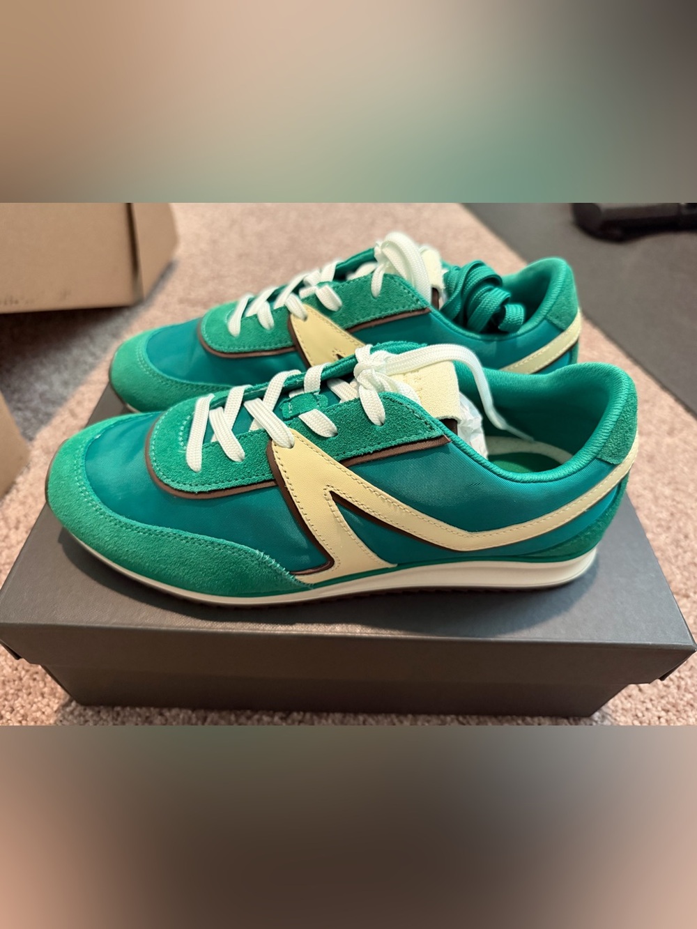 rag & bone Retro Trainer Sneaker - Green
